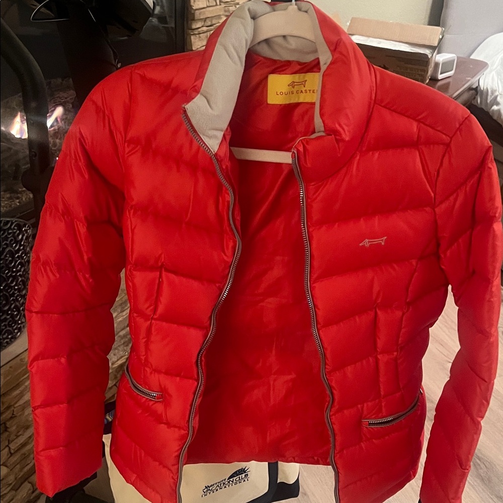 Louis Castel Women's Red Ski Jacket